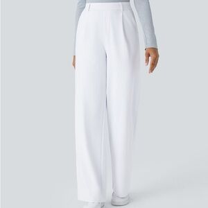 HALARA White Daystretch straight leg pants
